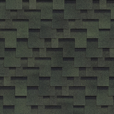 Гибкая черепица ТЕХНОНИКОЛЬ Оптима Аккорд, зеленый