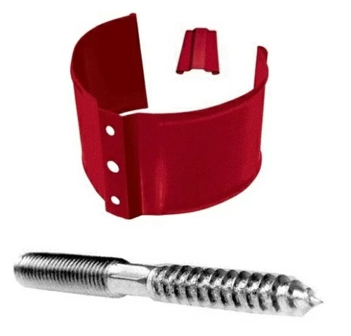 Хомут трубы Grand Line 125/90, RAL 3005