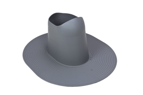 Элемент проходной высокий для плоской битумной кровли VILPE Huopa D=110-160 RR 23 серый