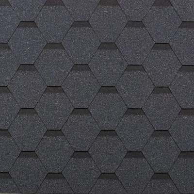 Гибкая черепица ТЕХНОНИКОЛЬ SHINGLAS Ультра Самба, Шунгит