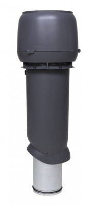 Выход вентиляционный изолированный с колпаком Vilpe D=160/ИЗ/700 RAL 7015 серый
