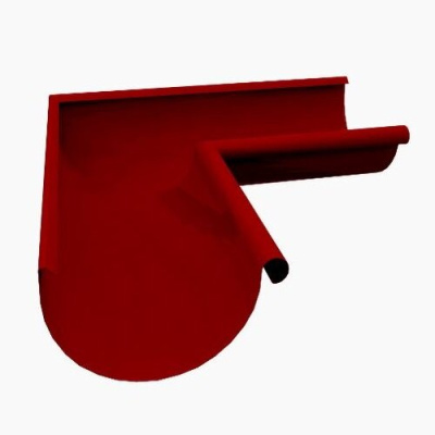 Угол желоба внутренний Grand Line 125/90, 90°, RAL 3005