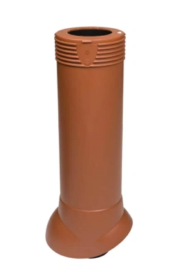 Выход вентиляционный канализационного стояка изолированный Vilpe D=110/ИЗ/500 RAL 8004 кирпичный