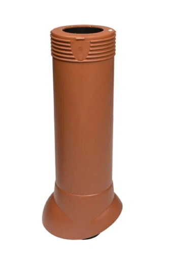 Выход вентиляционный канализационного стояка изолированный Vilpe D=110/ИЗ/500 RAL 8004 кирпичный
