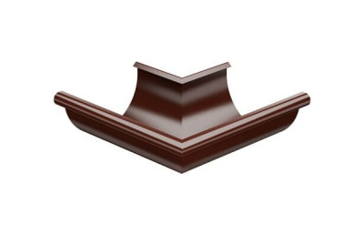 Угол желоба внешний Aquasystem 125/90, м, Pural Matt, RAL 8017