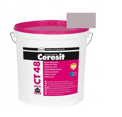 Краска фасадная силиконовая CERESIT CT 48 колерованная Tenerife 6 15 л