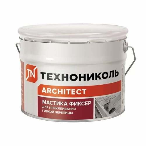 Мастика для гибкой черепицы ТЕХНОНИКОЛЬ № 23 Фиксер, 12 кг