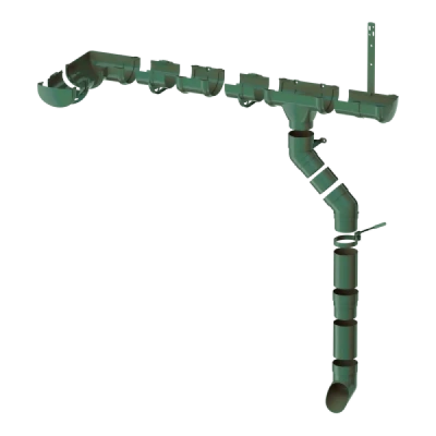 ТН ОПТИМА колено трубы 135°, зеленый, шт