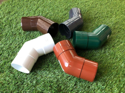 Колено трубы ТЕХНОНИКОЛЬ 125/82, 135°, коричневый