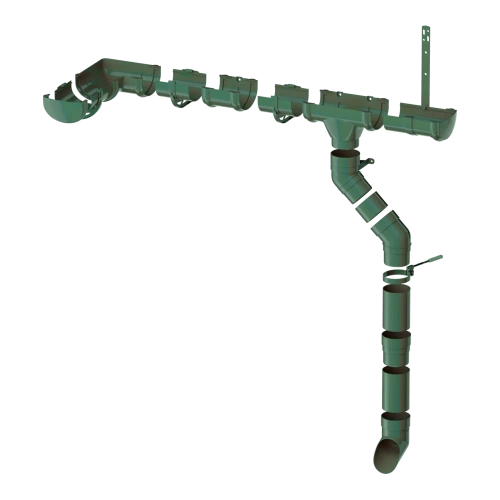 Муфта трубы ТЕХНОНИКОЛЬ Оптима 120/80, зеленый