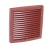 Решетка наружная вентиляционная VILPE 150х150 RAL 3009 красный