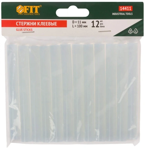 Стержень клеевой FIT IT 14411 100 D=11 12 шт