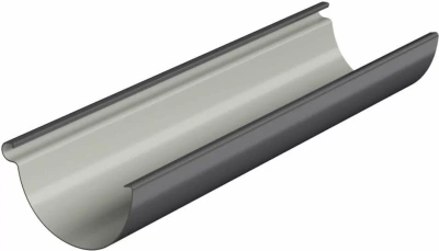 Желоб водосточный ТЕХНОНИКОЛЬ МАКСИ 152/100, 3 м, графитово-серый