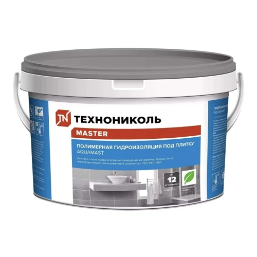 Гидроизоляция полимерная AquaMast, ведро 5 кг