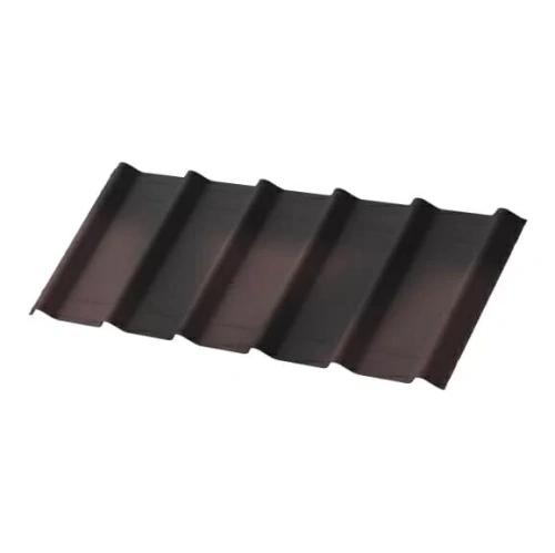 Черепица кровельная битумная Ондулин Ондувилла, 1070х400 мм, Брауни