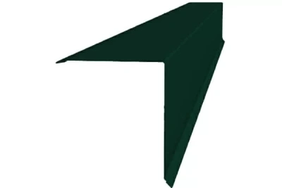 Планка конька односкатной кровли Grand Line 160х160х2000 мм 0,45 PE с пленкой RAL 6005