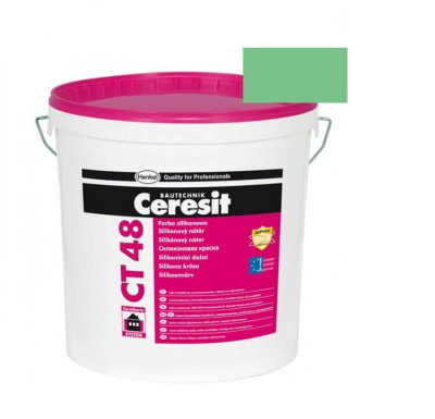 Краска фасадная силиконовая CERESIT CT 48 колерованная Oregon 6 15 л