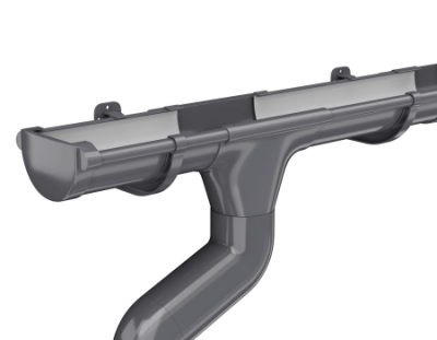 Муфта трубы ТЕХНОНИКОЛЬ МАКСИ 152/100, графитово-серый