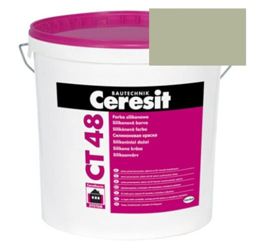 Краска силиконовая фасадная Ceresit CT 48 15 л Toskana 4