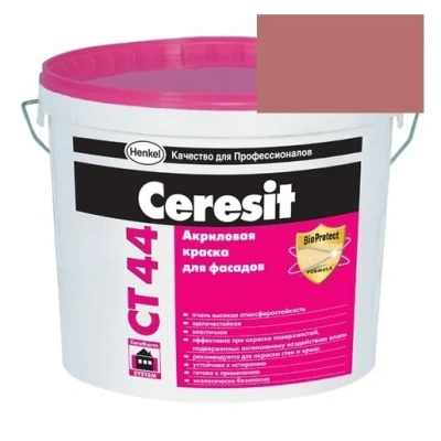 Краска акриловая фасадная Ceresit CT 44 15 л Texas 6