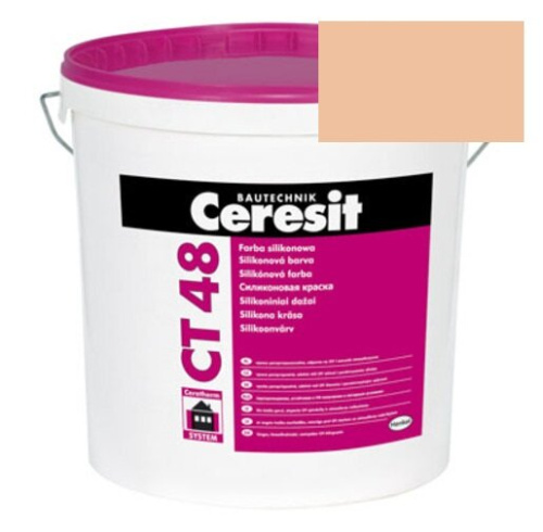 Краска силиконовая фасадная Ceresit CT 48 15 л Andalusia 3
