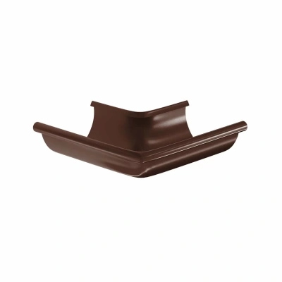 Угол желоба внешний Aquasystem 125/90 Комфорт 90° PE-Double RAL 8017