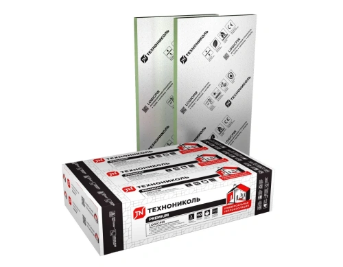 Плита теплоизоляционная LOGICPIR ТЕХНОНИКОЛЬ Ф/Ф 1200х600х50 мм