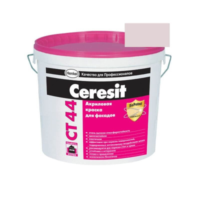 Краска фасадная акриловая CERESIT CT 44 колерованная Tenerife 3 15 л