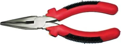 Тонконосы FIT IT 48265 Стандарт 165 полированная сталь ручки пластиковые красно-черный