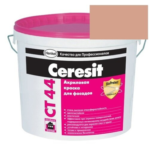 Краска акриловая фасадная Ceresit CT 44 15 л Colorado 3