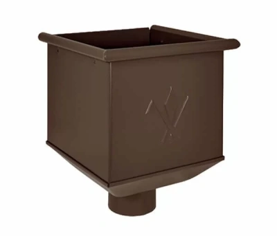 Воронка водосборная Aquasystem 100/150 RAL 8017