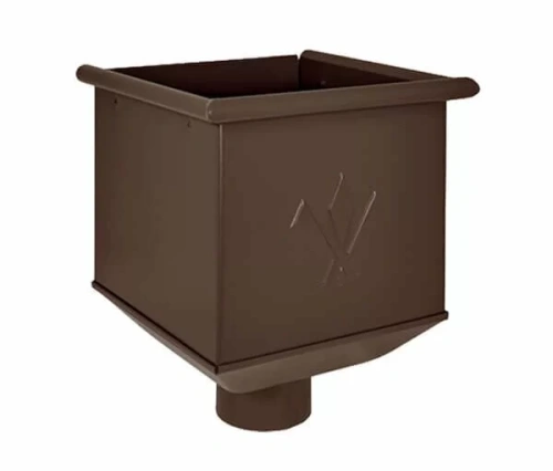 Воронка водосборная Aquasystem 100/150 RAL 8017