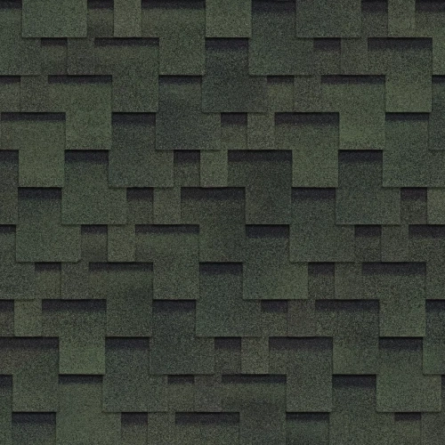 Гибкая черепица ТЕХНОНИКОЛЬ Оптима Аккорд, зеленый