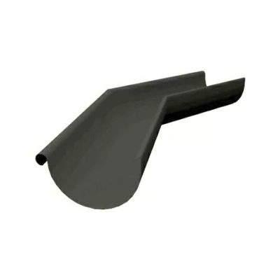 Угол желоба внешний Grand Line 125/90, 135°, Gr-double, RAL 7024