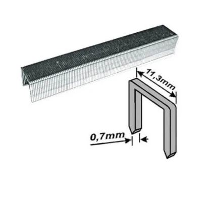 Скобы для степлера узкие прямоугольные закаленные FIT IT 31308, 8 мм, 1000 шт