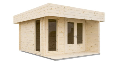 Садовый дом 10 куб Стандарт брус 44 мм