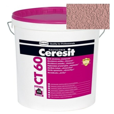 Штукатурка акриловая Ceresit CT 60 камешковая 1,5 Arizona 3 25 кг