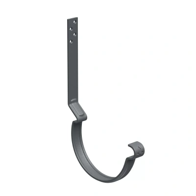 Крюк крепления желоба длинный Aquasystem Система 125/90 М У с комплектом крепления, PU Matt, RAL 7024