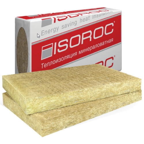 Утеплитель Изорок Изоруф-Н 1000х600х50мм (3м2) 130 кг/м³
