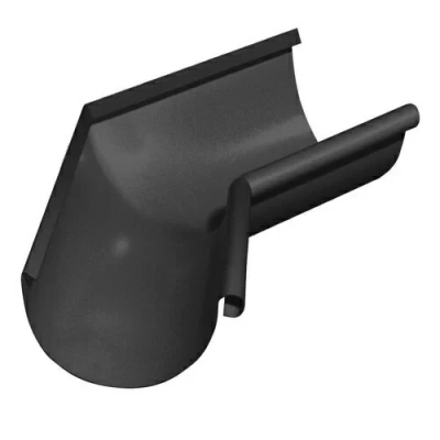 Угол желоба внутренний Grand Line 125/90, 135°, RAL 7024