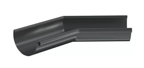 Угол желоба Aquasystem Комфорт 125/90, 135°, RAL 7024