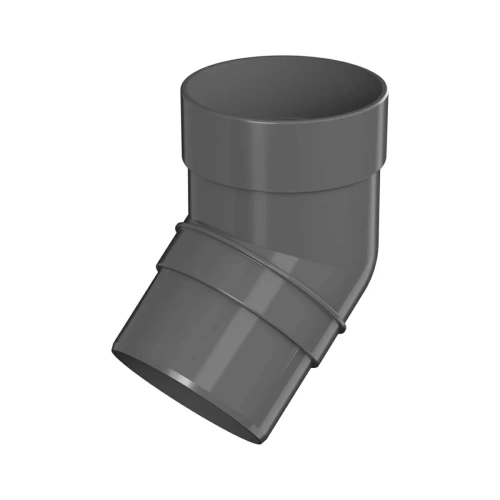 ТН ОПТИМА колено трубы 135° (D120/80), серый, шт.