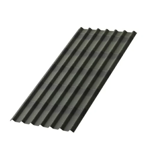 Лист битумный Ондулин SR-150 черепица X5 с тенью 3D, 960х1950 мм, зеленый