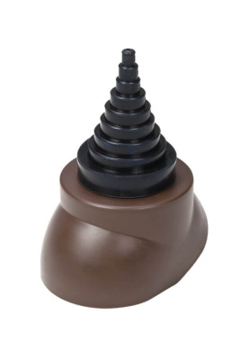 Ворот антенный VILPE D 12-90 мм RR32 коричневый
