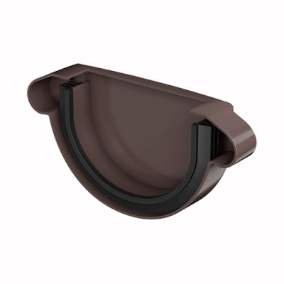 Заглушка желоба ТЕХНОНИКОЛЬ МАКСИ 152/100, коричневый