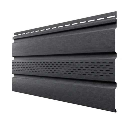 Софит металлический Aquasystem центральная перфорация, 303х2400 мм, 0,5, ST Pural Matt Zn 275, RR 23