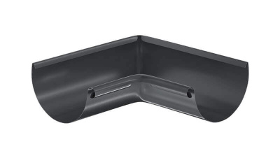 Угол желоба Aquasystem Комфорт 125/90, 90°, RAL 7024