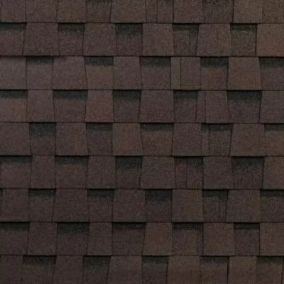 Многослойная черепица Фазенда коричневый White pack
