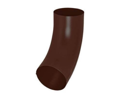 Колено трубы универсальное Aquasystem 125/90, 72°, Pural Matt, RAL 8017