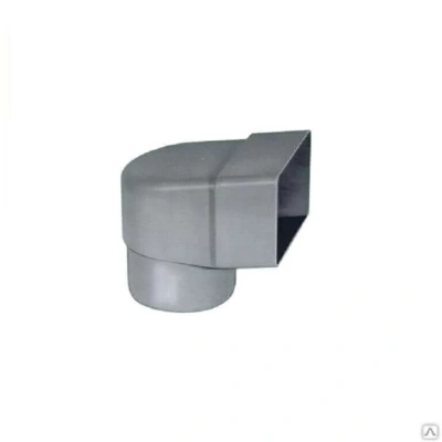 Отвод угловой для парапетных воронок FACHMANN, 90°, серый